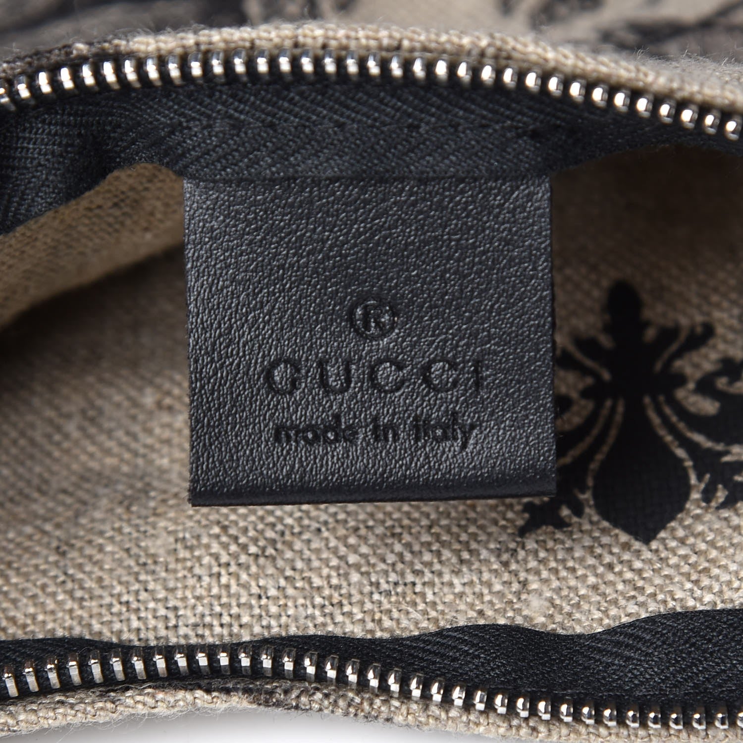 Gucci X JAYDE FISH Linen Garden Zip Pouch 7 of 9