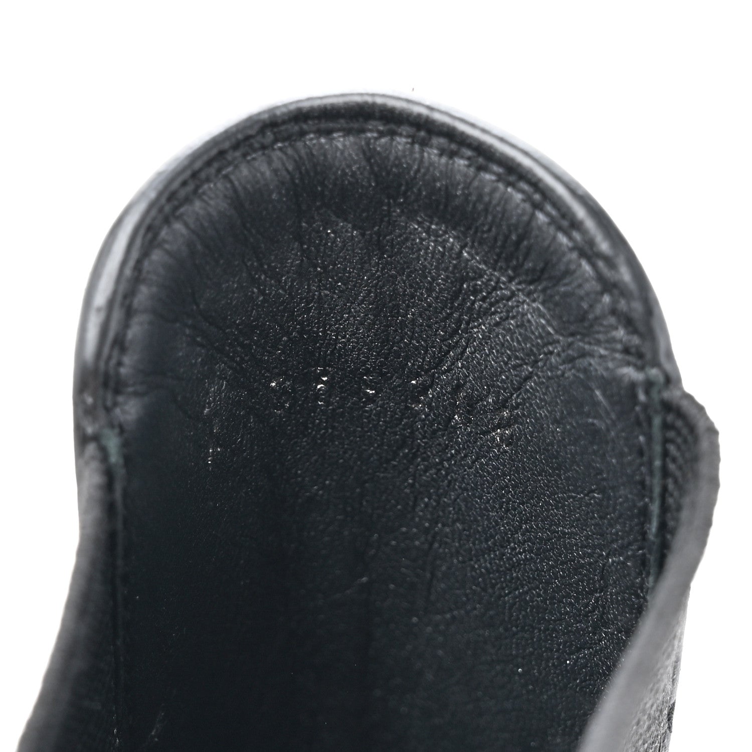 Chanel Calfskin Patent Cap Toe Ankle Boots 38 Black 9 of 9