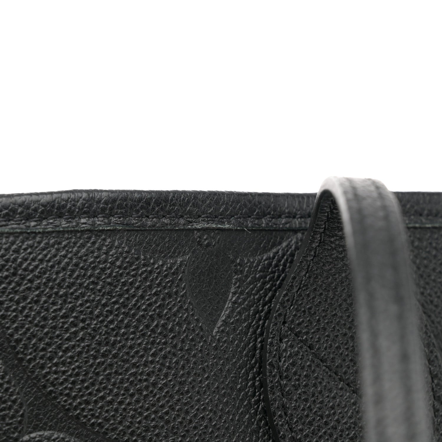 Louis Vuitton Empreinte Monogram Giant Neverfull MM Black 12 of 13