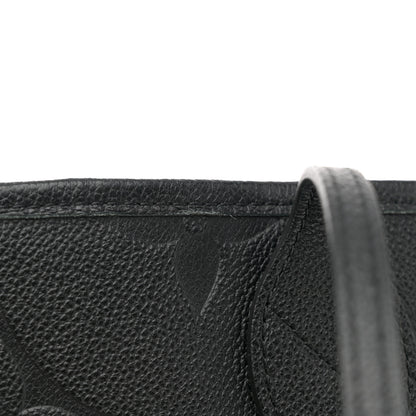Louis Vuitton Empreinte Monogram Giant Neverfull MM Black 12 of 13