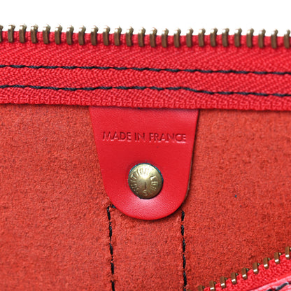 Louis Vuitton Epi Keepall 45 Castillan Red 10 of 15