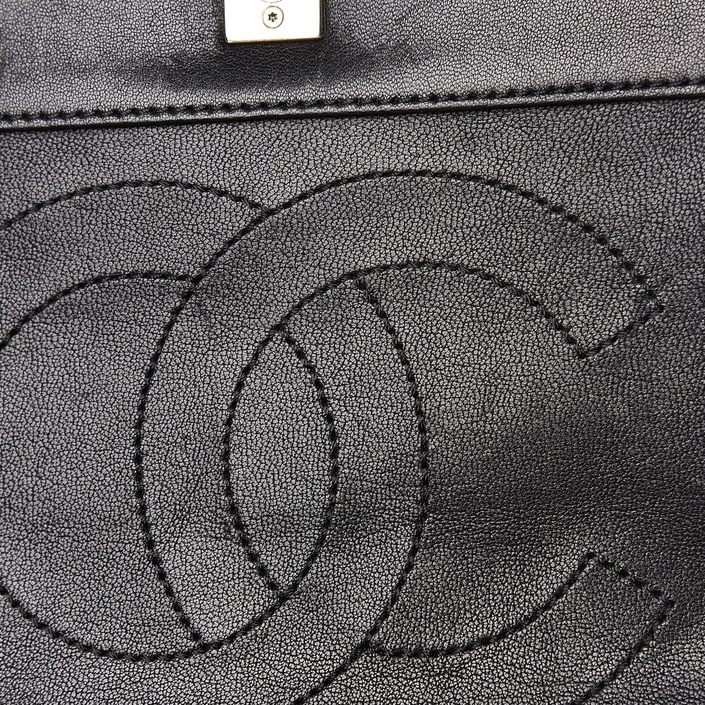 Sheepskin Quilted Vintage Mademoiselle Flap Blue Black
