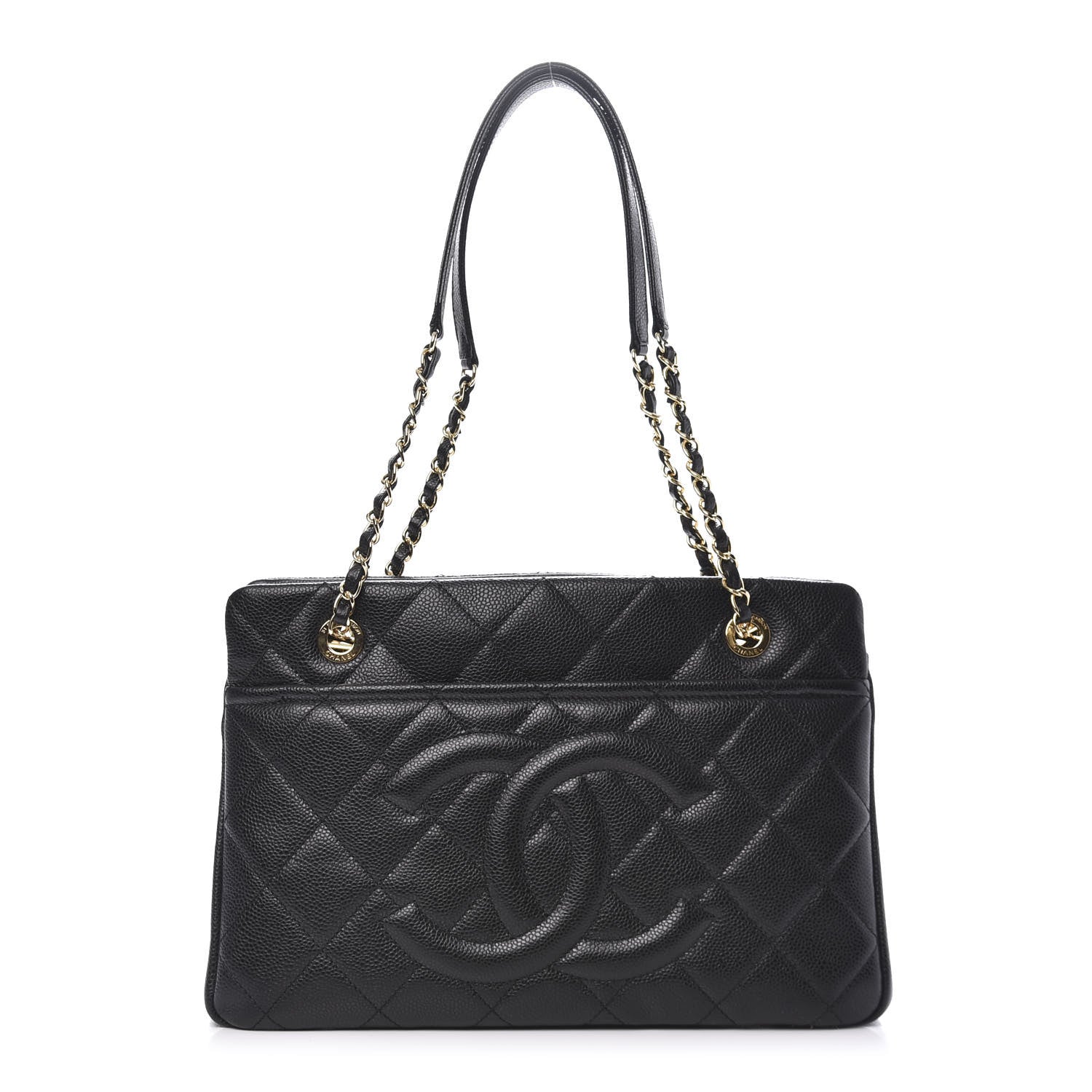 Chanel Caviar Quilted Timeless CC Soft Tote Black 1 of 11