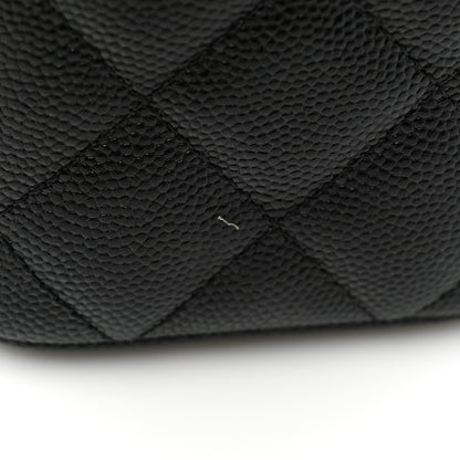 Chanel Caviar Quilted Small Vanity Case With Chain Black 9 of 10