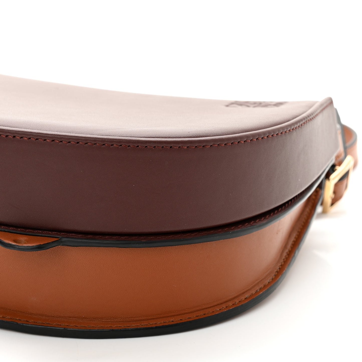 Soft Calfskin Heel Duo Cognac Tan