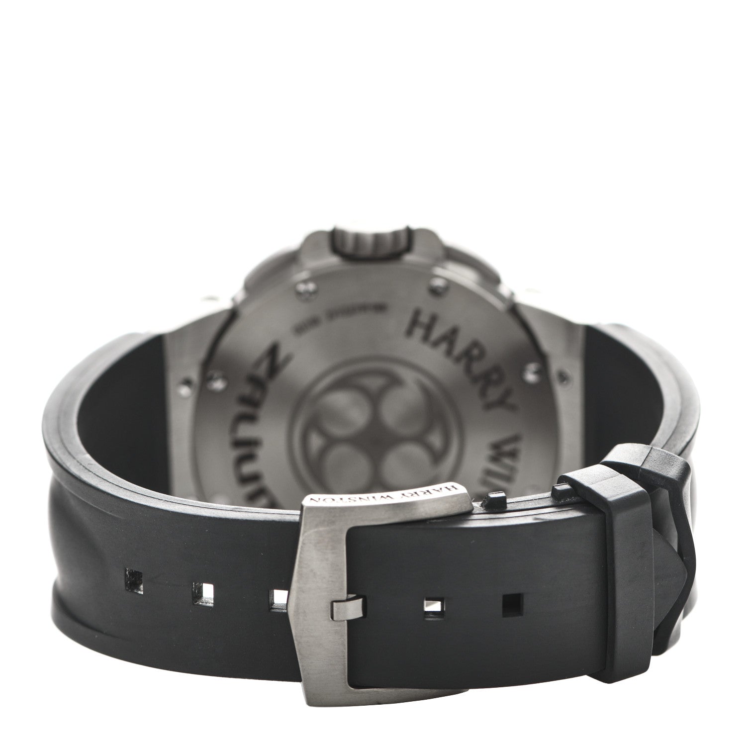 Harry Winston Stainless Steel Rubber 44mm Zalium Ocean Project Z4 Automatic Watch Black 3 of 5