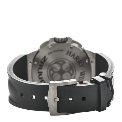 Harry Winston Stainless Steel Rubber 44mm Zalium Ocean Project Z4 Automatic Watch Black 3 of 5