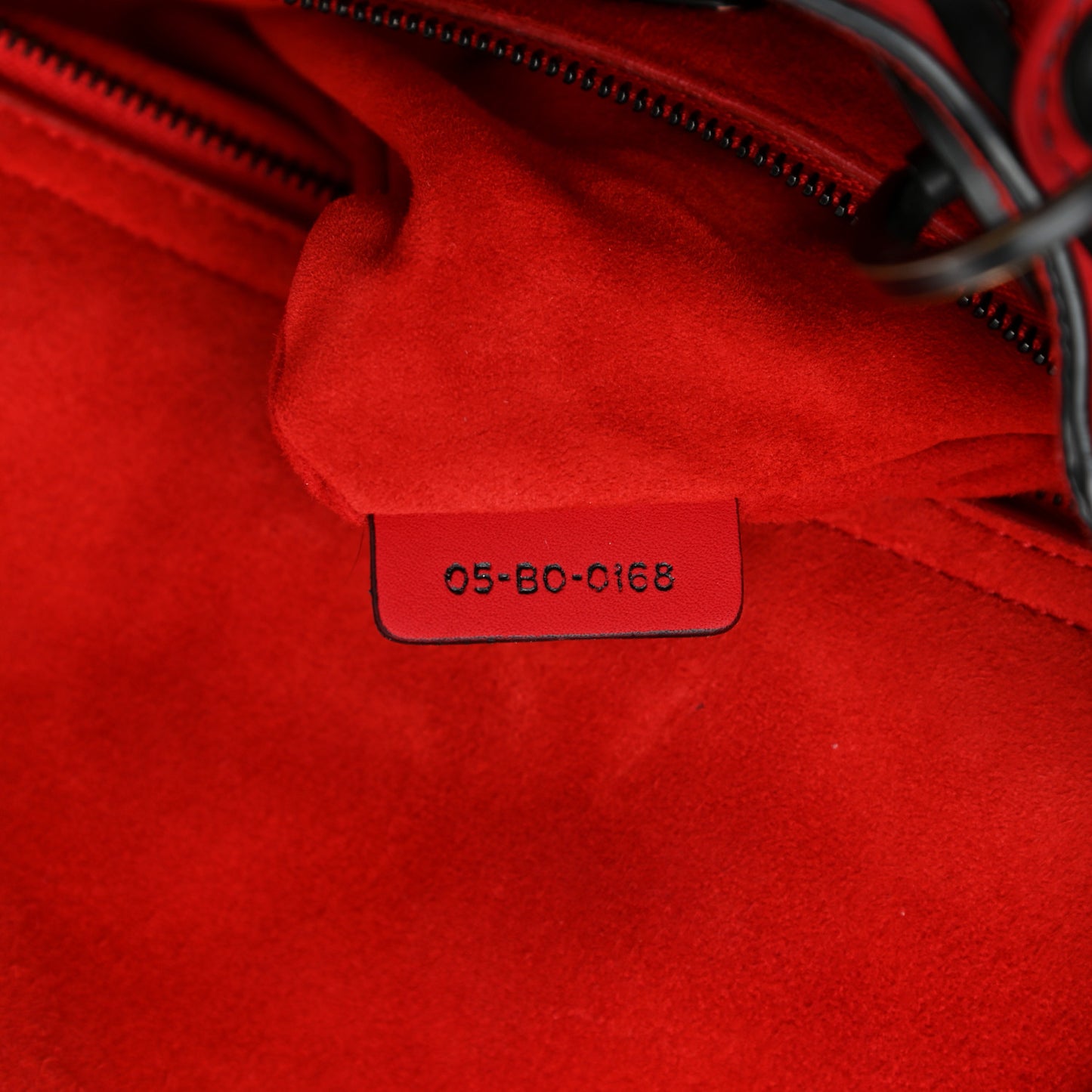 Lambskin Cannage Studded Medium Supple Lady Dior Red Black