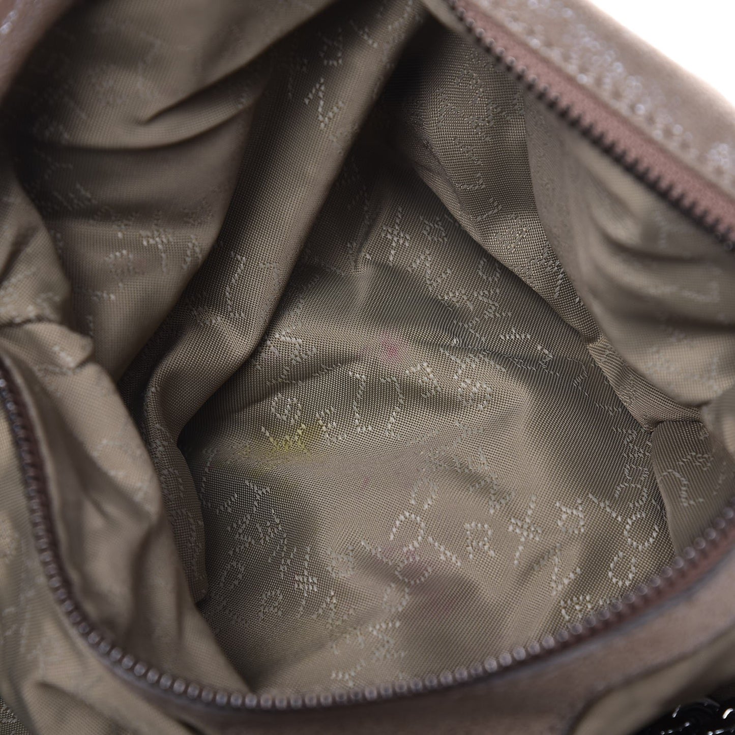 Shaggy Deer Falabella Fold Over Tote Taupe
