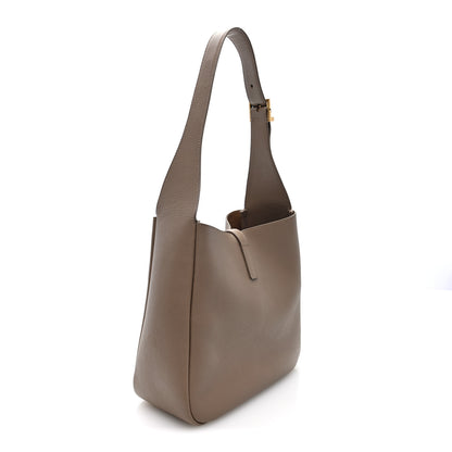 Saint Laurent Smooth Calfskin Small Le 5 A 7 Soft Hobo Dusty Grey 3 of 9