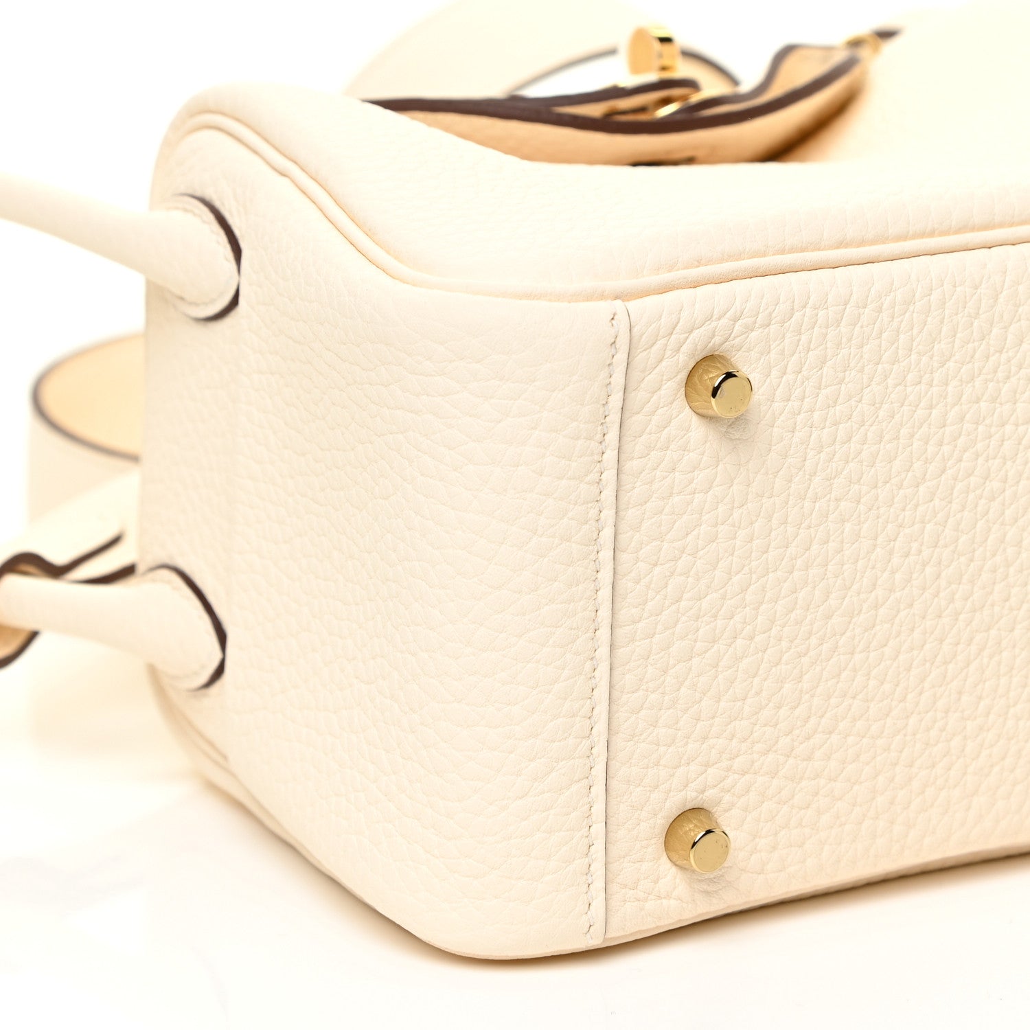 Hermes Taurillon Clemence Mini Lindy 20 Nata 7 of 12