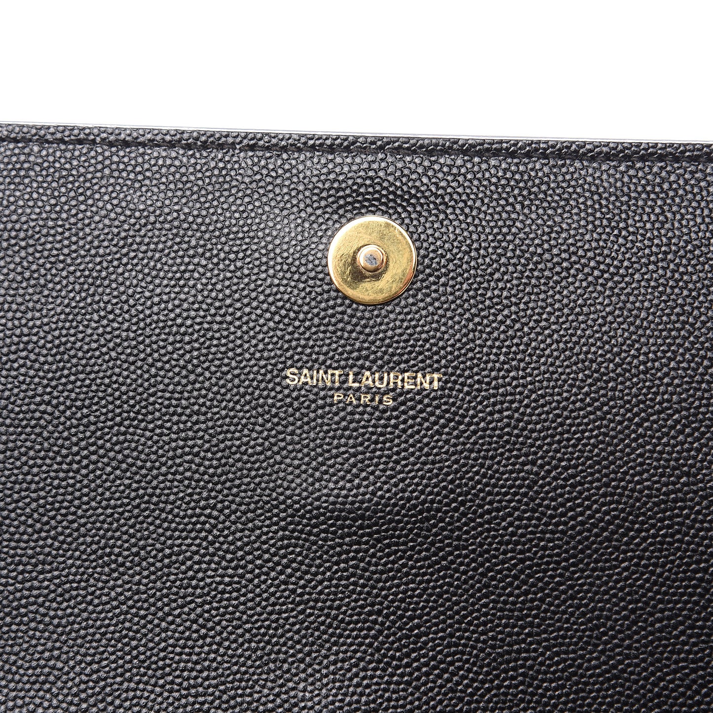 Grain De Poudre Classic Monogram Kate Clutch Black