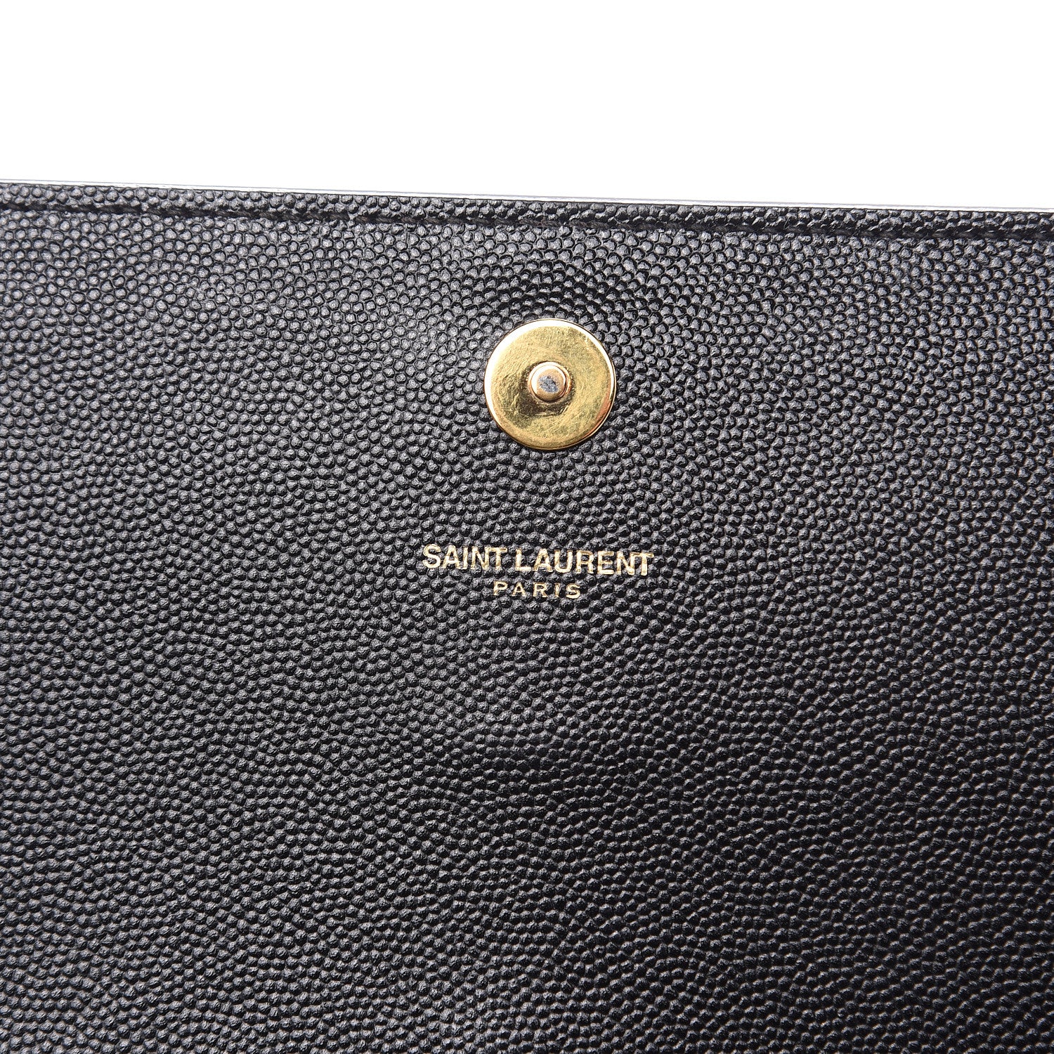Saint Laurent Grain De Poudre Classic Monogram Kate Clutch Black 9 of 13