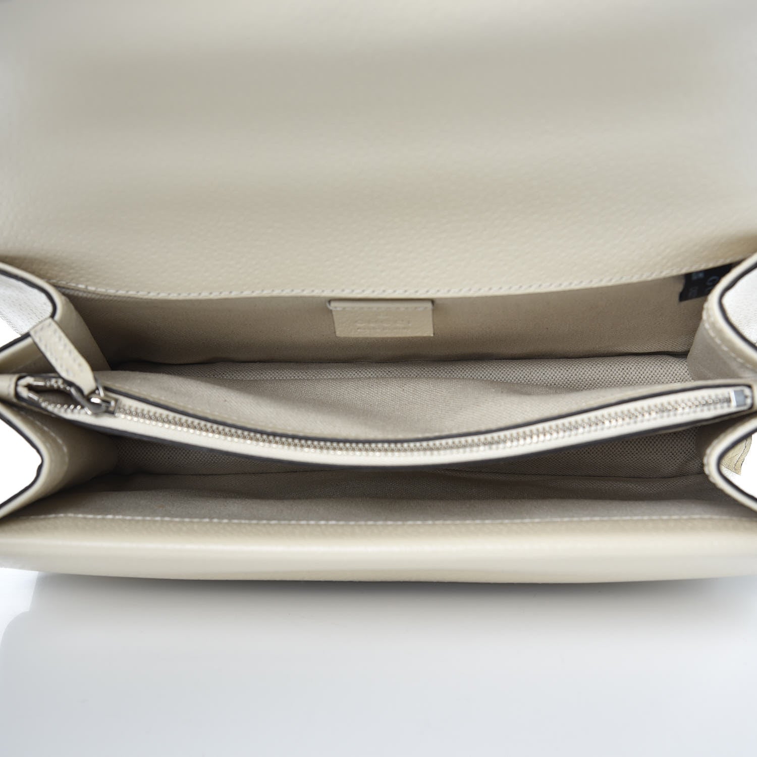 Gucci Textured Calfskin Crystal Small Dionysus Shoulder Bag Mystic White 5 of 10