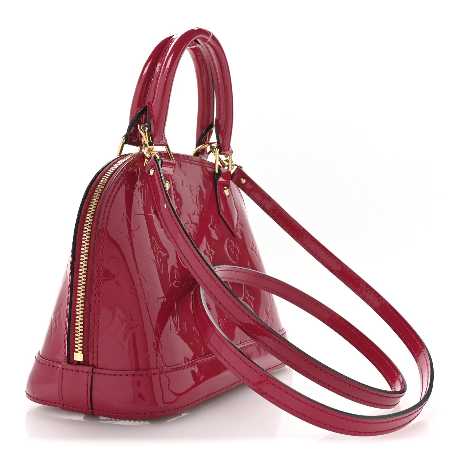 Louis Vuitton Vernis Alma BB Rose Indien 3 of 10