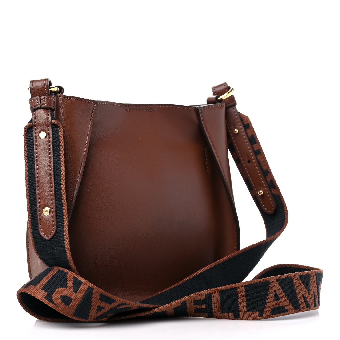 Eco Alter Nappa Perforated Logo Tiny Crossbody Cinnamon