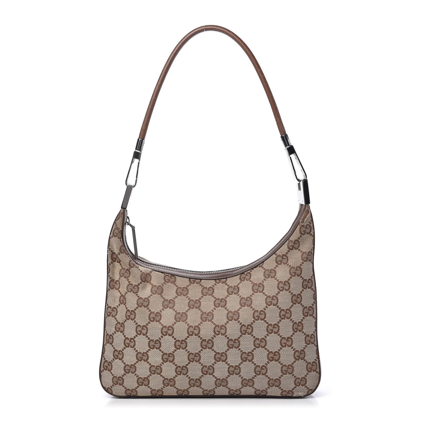 Monogram GG Small Clasp Hobo Brown