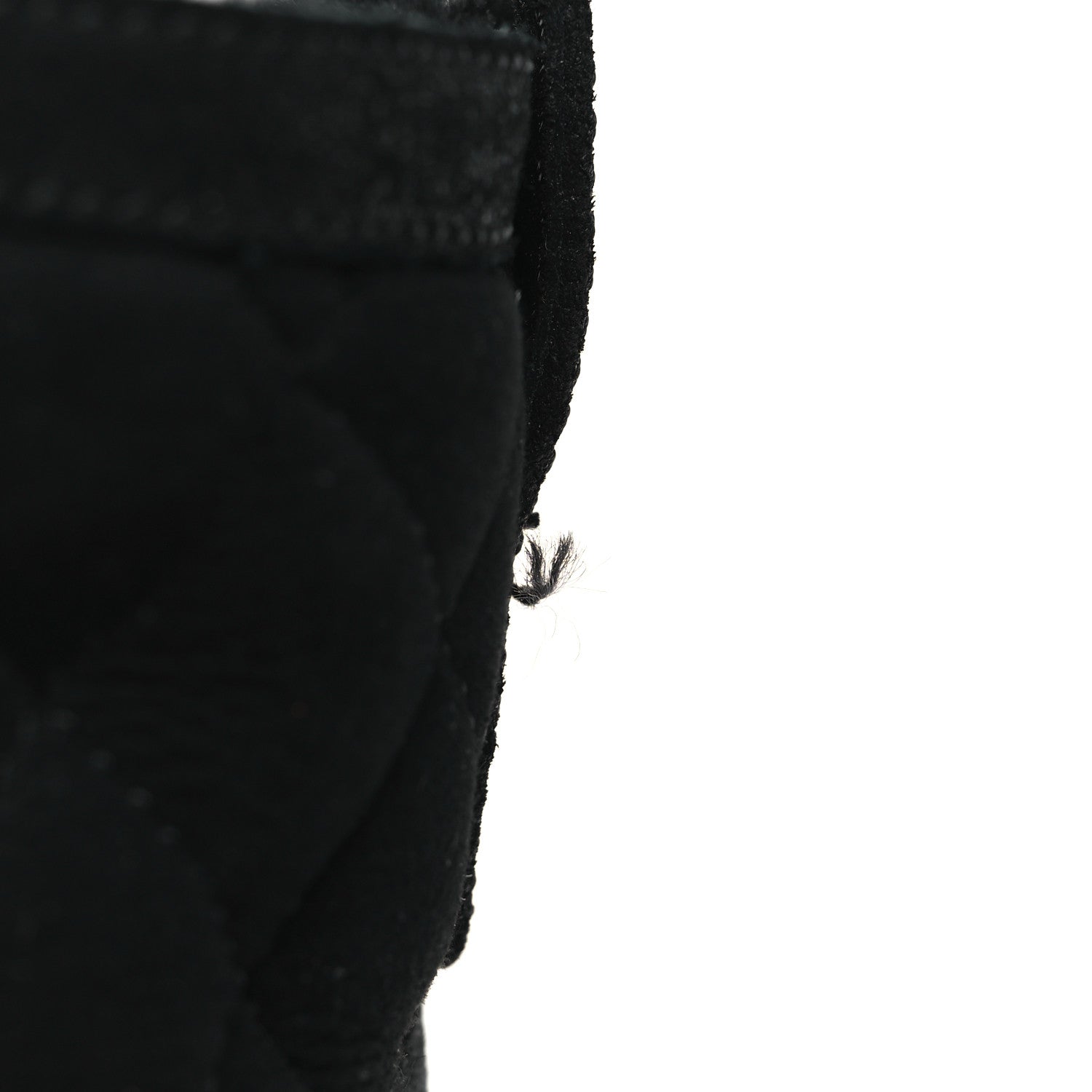 Chanel Suede Quilted High Boots 37.5 Black 7 of 7