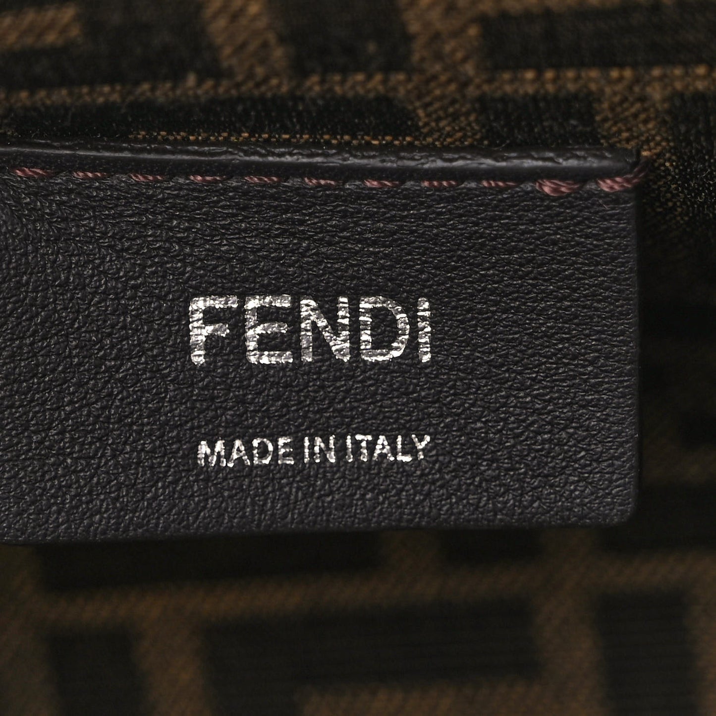 Shiny Nappa Snakeskin Small Fendi First Anthracite Asfalto