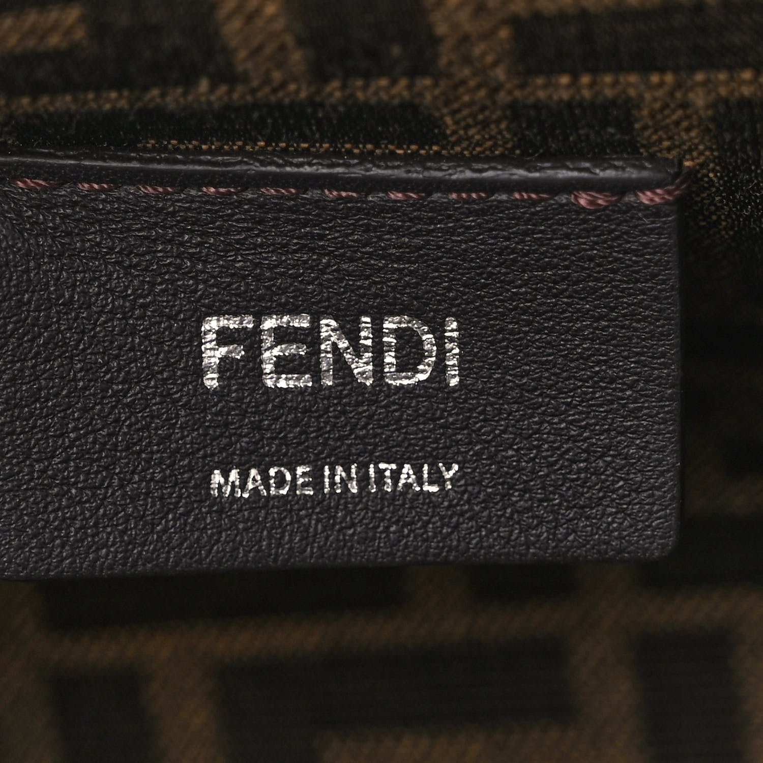 Fendi Shiny Nappa Snakeskin Small Fendi First Anthracite Asfalto 6 of 8