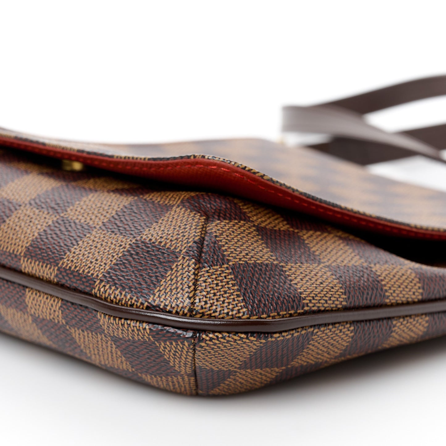Damier Ebene Musette Salsa Long Strap