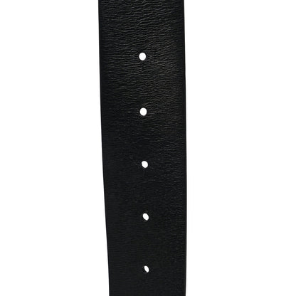 Valentino Garavani Glossy Calfskin VLogo Reversible 40mm Belt 85 34 Saddle Brown Black 6 of 12
