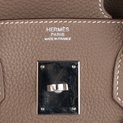Hermes Togo Birkin 30 Etoupe 7 of 22