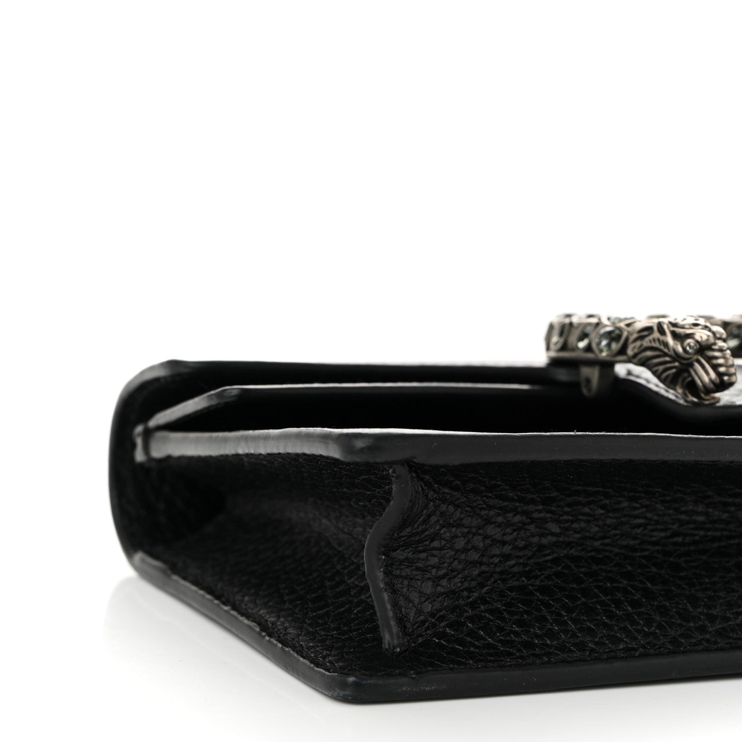 Gucci Calfskin Super Mini Dionysus Shoulder Bag Black 8 of 9