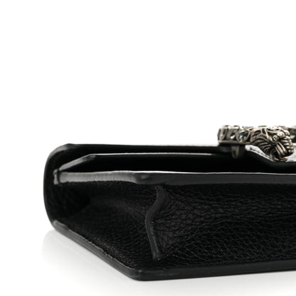 Gucci Calfskin Super Mini Dionysus Shoulder Bag Black 8 of 9