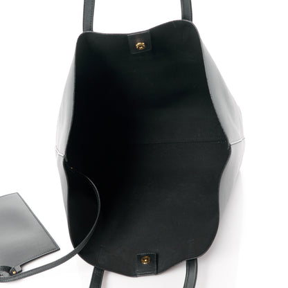 Saint Laurent Calfskin Large Shopping Tote Black 6 of 13