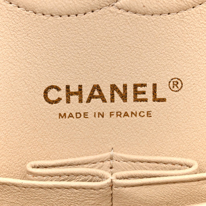 Chanel Caviar Quilted Medium Double Flap Light Beige 6 of 16