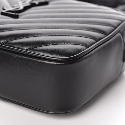 Saint Laurent Calfskin Matelasse Monogram Lou Camera Bag Black 9 of 9