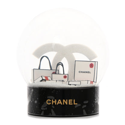 Chanel Glass CC Shopping Bag Snow Globe 1 of 8