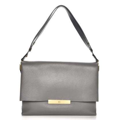 Celine Calfskin Blade Flap Gray 1 of 12