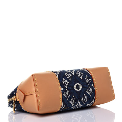 Louis Vuitton Jacquard Since 1854 Cosmetic Pouch PM Blue 4 of 11