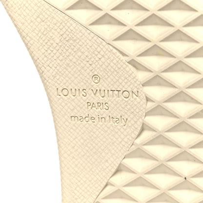Louis Vuitton Calfskin Monogram Mens Luxembourg Sneakers 10 7 of 9