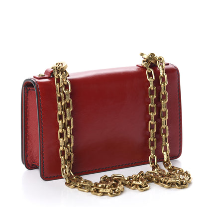 Christian Dior Calfskin Mini J'Adior Chain Flap Bag Spicy Red 3 of 9