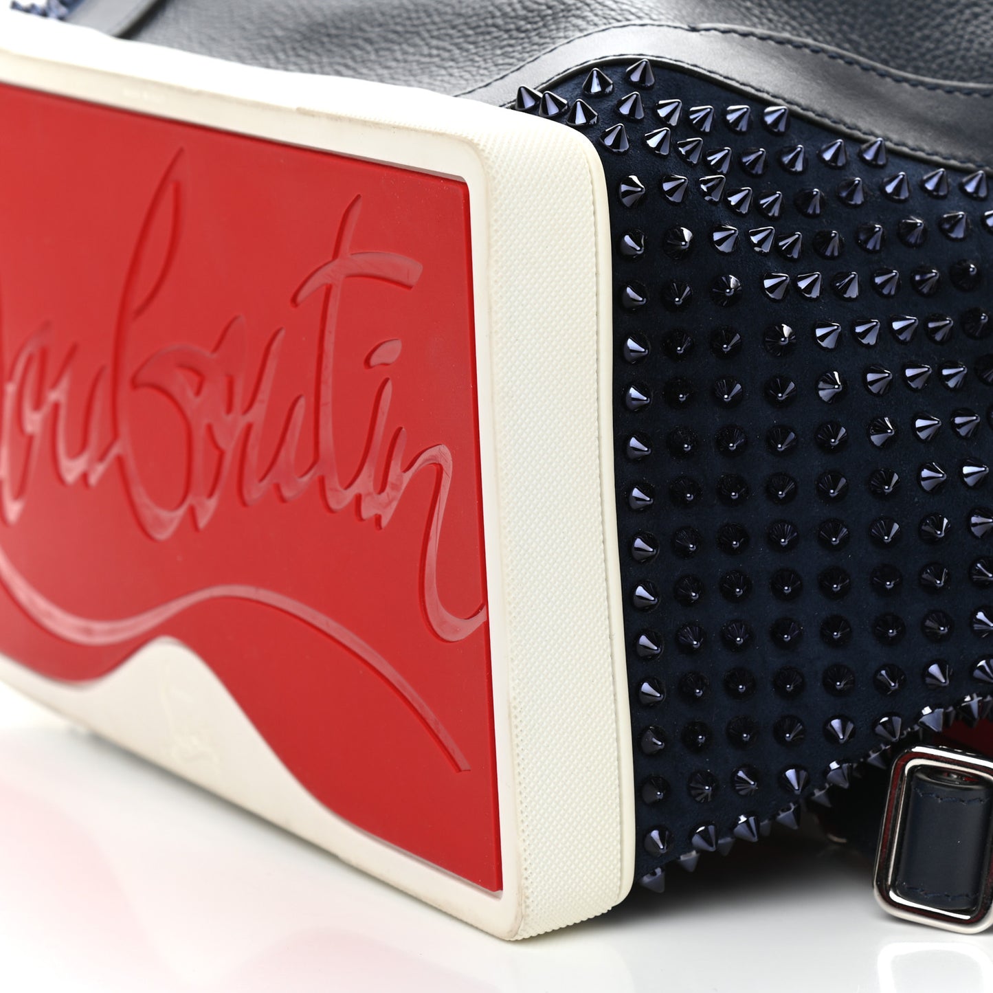 Calfskin Spiked Explorafunk Backpack Marine