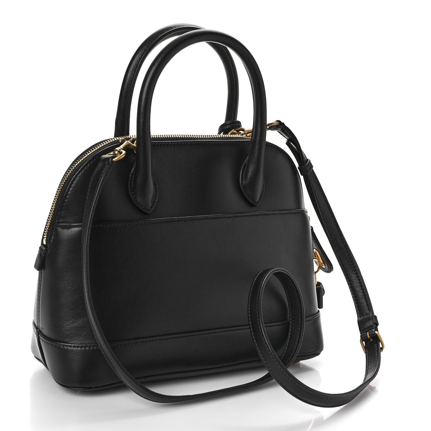 Balenciaga Soft Calfskin Puppy And Kitten S Ville Top Handle Bag Black 3 of 8