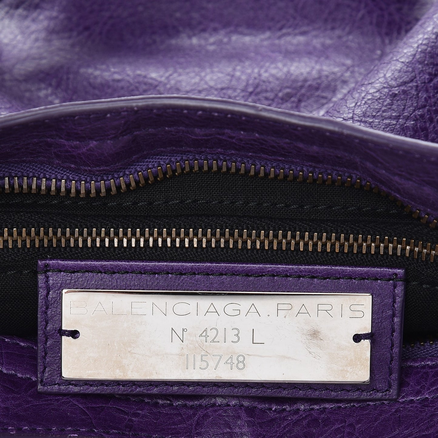 Agneau Classic Hardware City Dark Violet