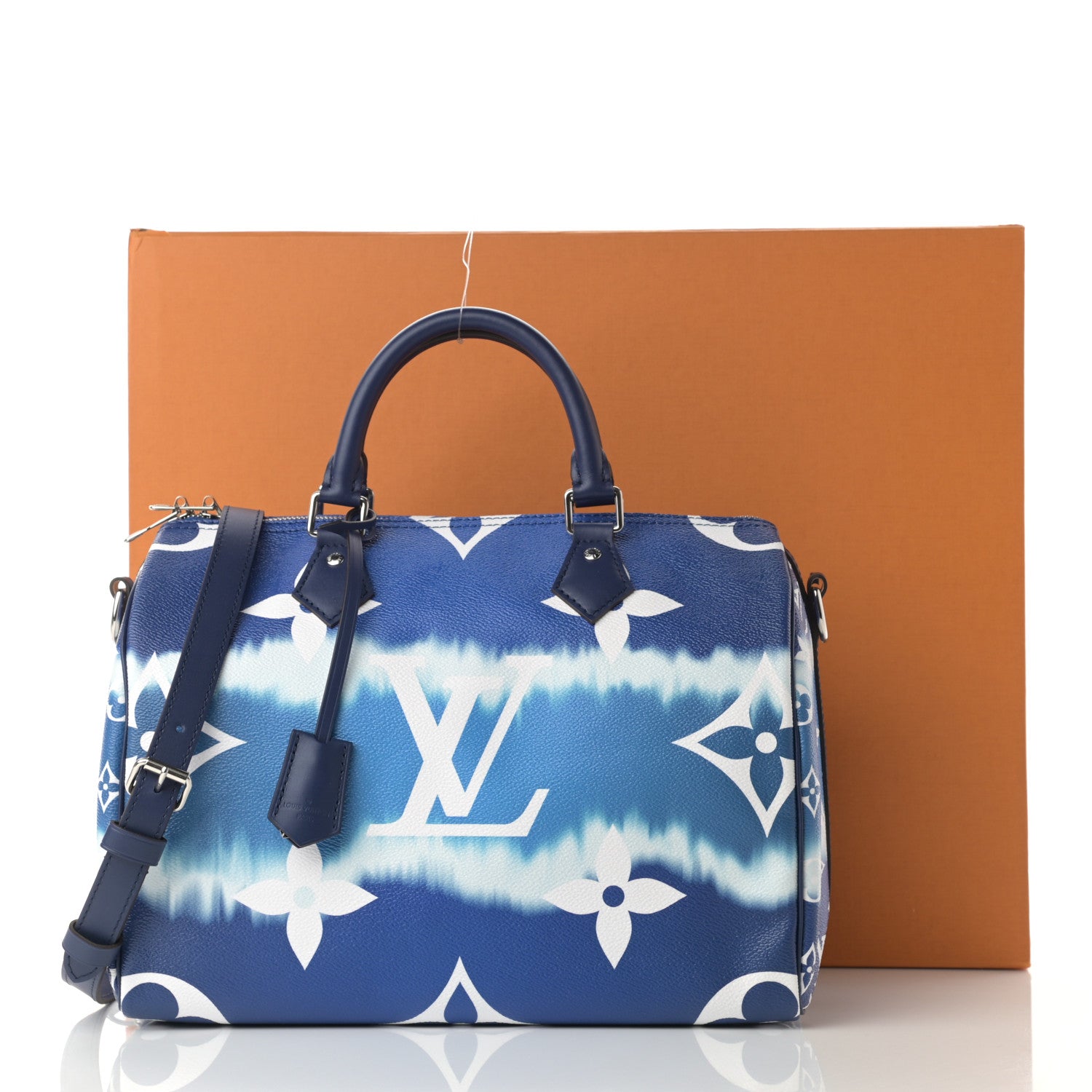 Louis Vuitton Monogram Escale Speedy Bandouliere 30 Blue 12 of 12