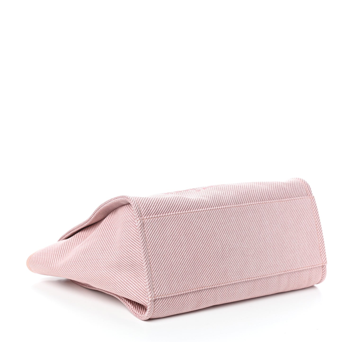 Mixed Fibers Calfskin Medium Deauville Tote Pink
