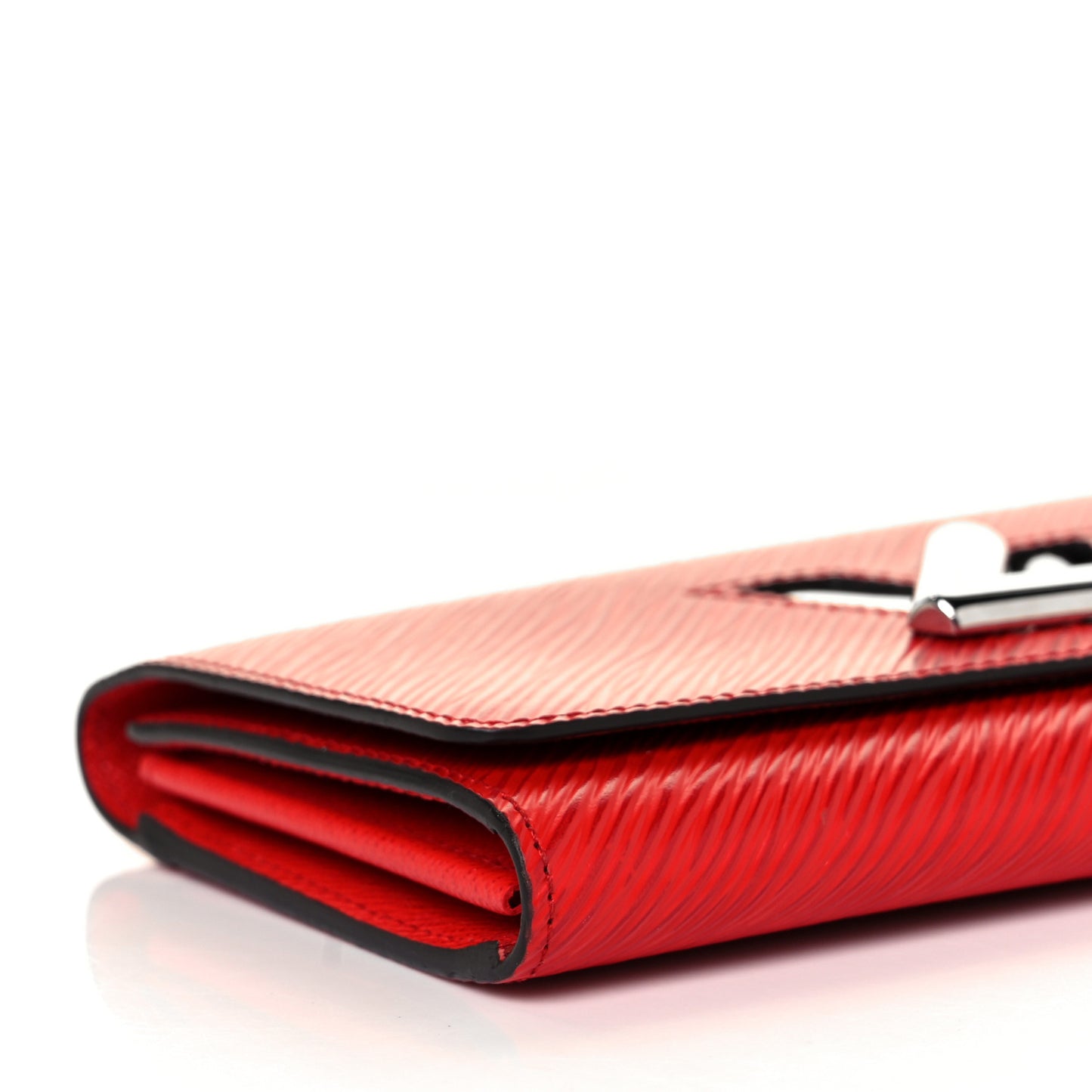Epi Twist Wallet Coquelicot