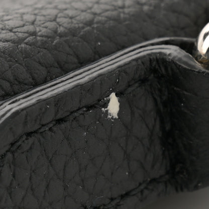 Burberry Grained Calfskin Peyton TB Crossbody Bag Black 11 of 11