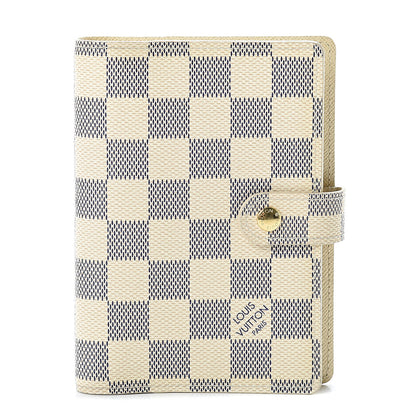 Louis Vuitton Damier Azur Small Ring Agenda Cover 1 of 7
