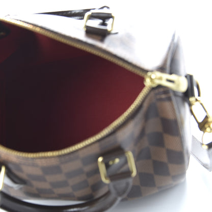 Louis Vuitton Damier Ebene Speedy Bandouliere 25 5 of 10
