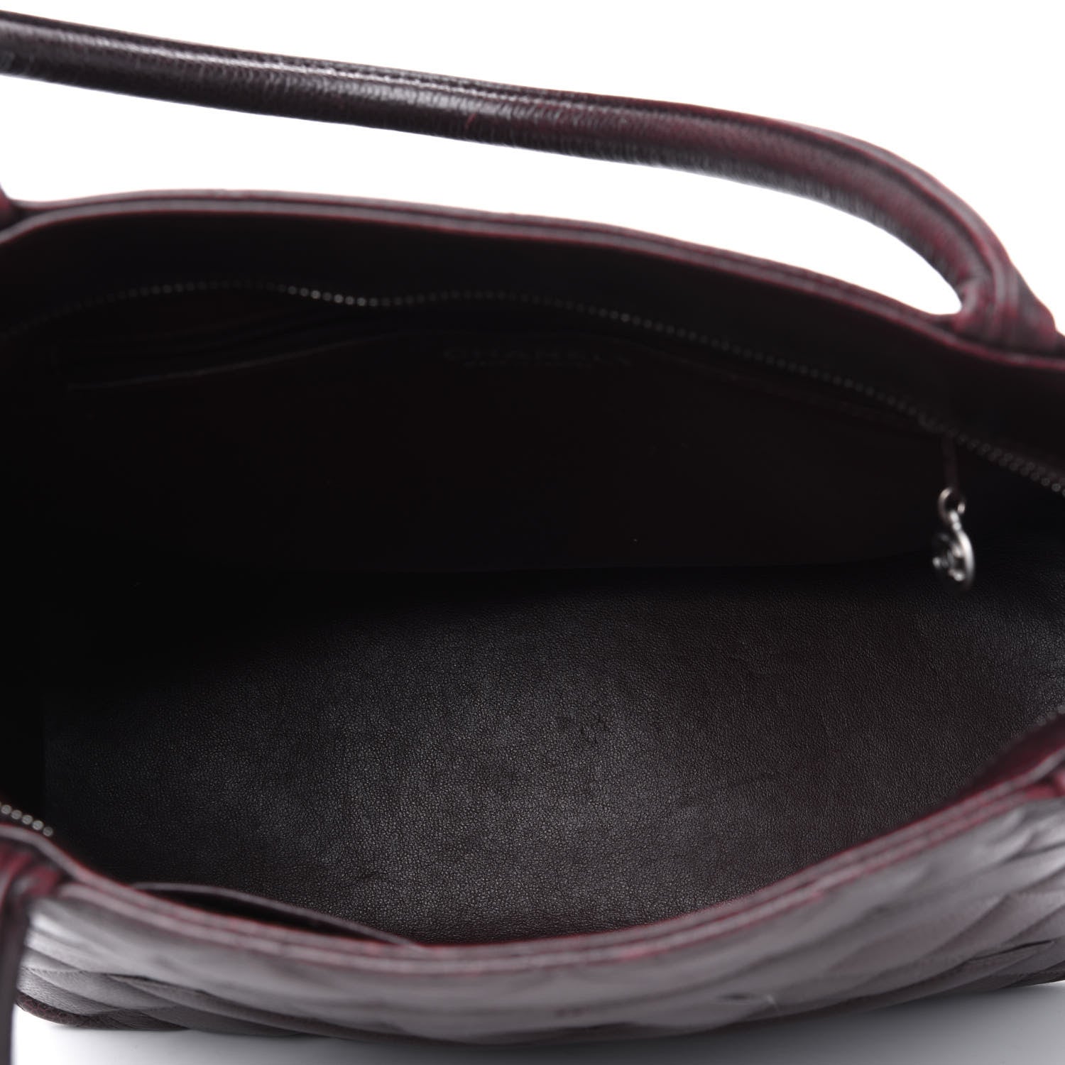 Chanel Caviar Quilted Medallion Tote Bordeaux 3 of 4