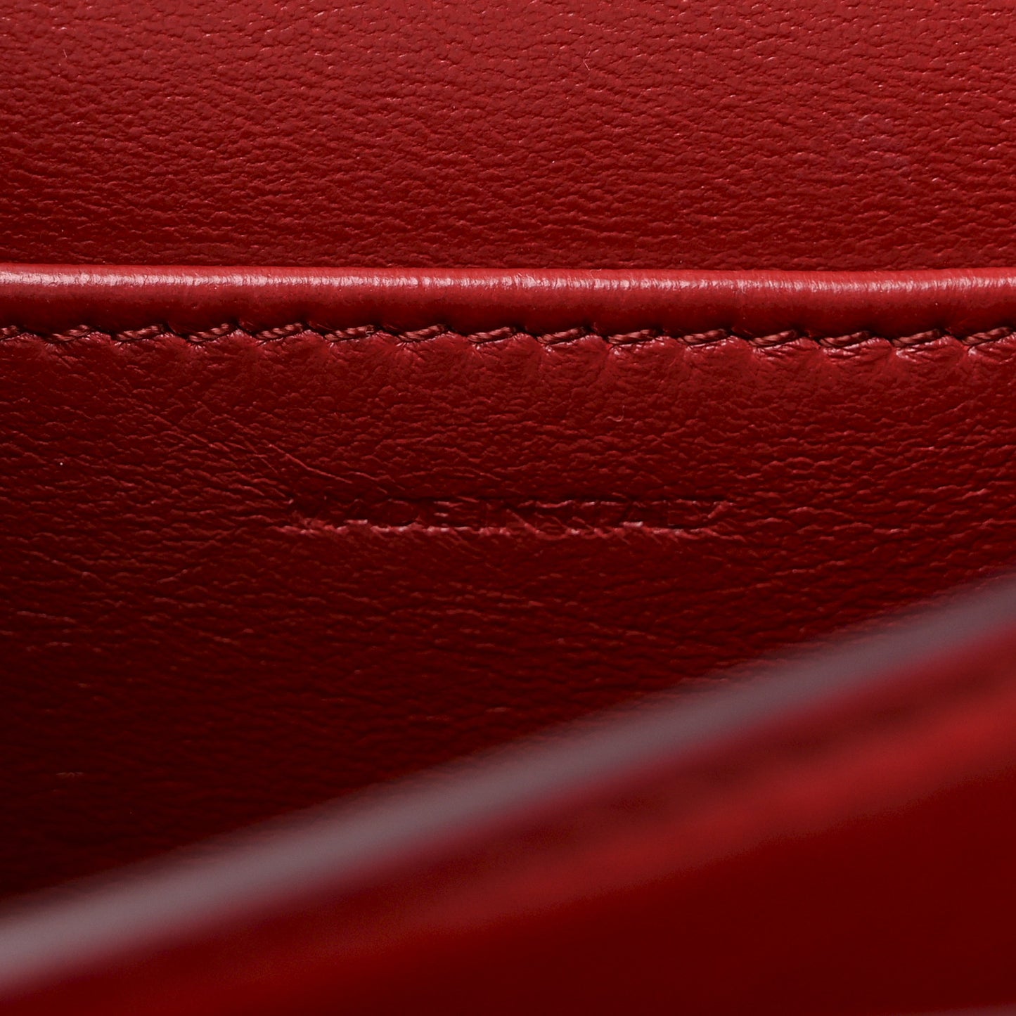 Box Calfskin Teen Classic Box Flap Bag Red