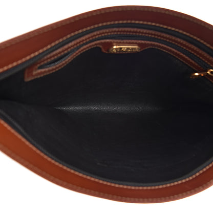 Fendi Pequin Spalmati Pouch Tobacco Beige 5 of 13