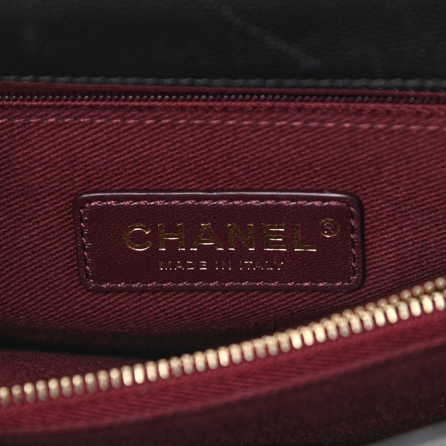 Caviar Quilted Small Coco Handle Flap Black